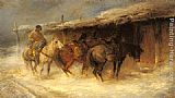 Wallachian Horsemen in the Snow